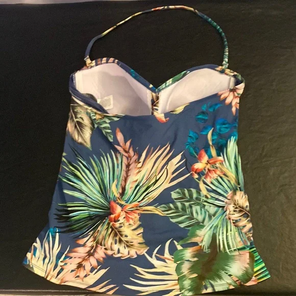 La Blanca womens size 14 bathing suit set, rainforest pattern - Picture 7 of 7